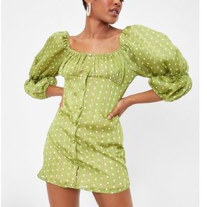 One of a kind puff sleeve dress by Nasty Gal NWOT
